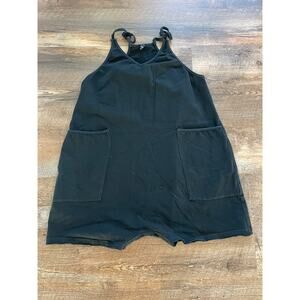 Automet black onesie romper spaghetti strap ladies L